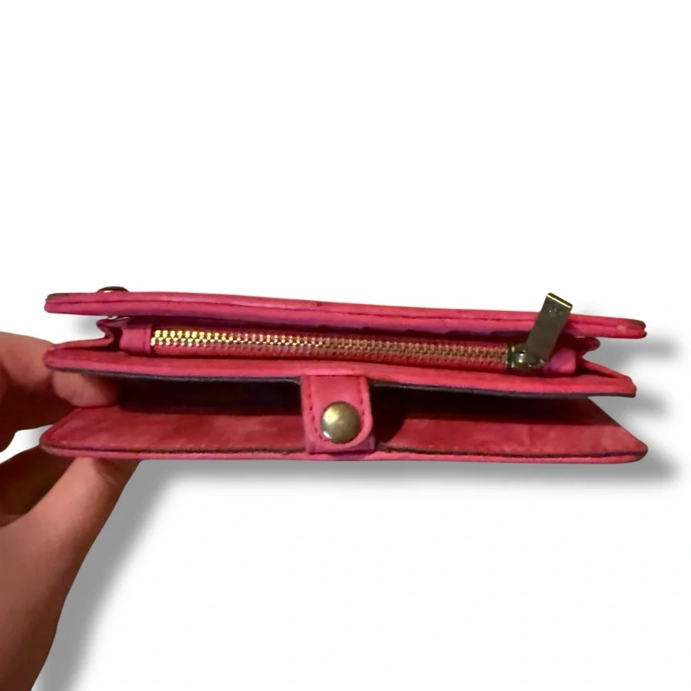 Case Me Wallet Phone Case Pink‎ Faux Leather Multi-Compartment 6.5x4 Magnetic